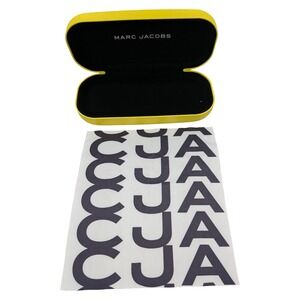 Marc Jacobs Yellow Hard Clamshell Eyeglasses Sunglasses Case JAC CASE ES 887038